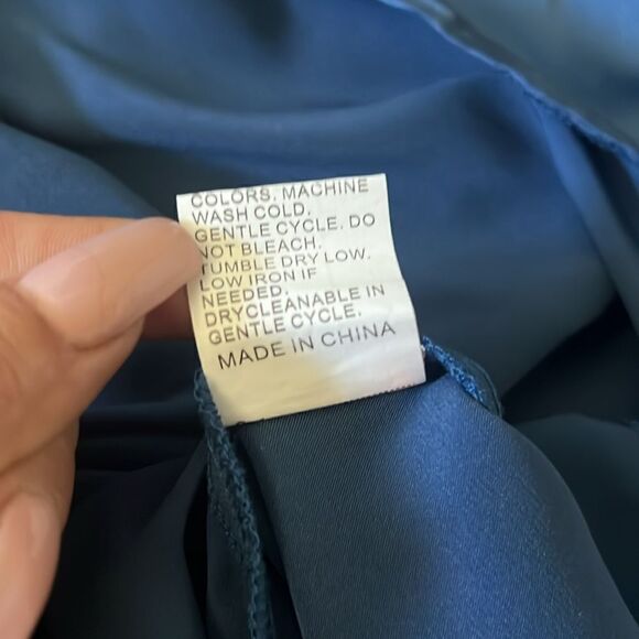 Satin Fall Solid Color Sexy High Waist Slit Neck Evening Dress Homecoming Dress - Picture 14 of 15